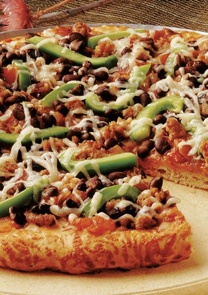 Una foto de Pizzas Top-pizza Tex-Mex (bordes rellenos de queso)