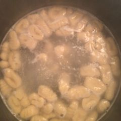 A picture of Homemade gnocchi.
