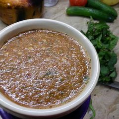 A picture of Lehsun chutni.