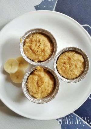 Foto resep Cake Pisang Oatmeal Kukus (MPASI 8m+)