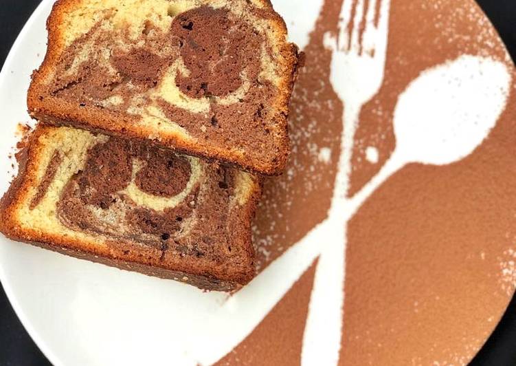 Simple Way to Prepare Quick Marble cake