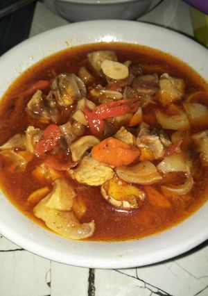 Foto resep Kikil Tumis Pedas
