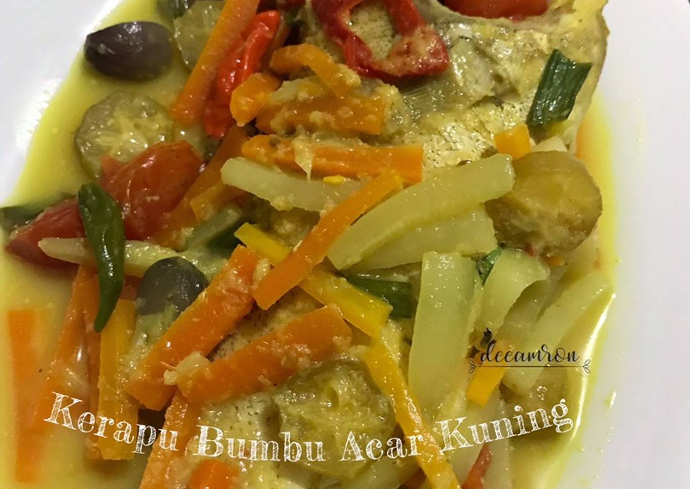 Kerapu Bumbu Acar Kuning