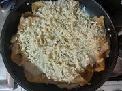 Una foto de receta para pasta para crepas