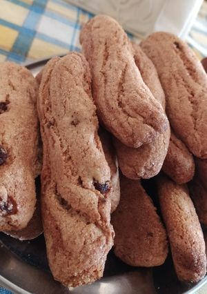 Foto di Biscottoni con farina di castagne e riso