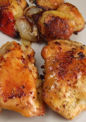 Foto principal de Pollo asado al orégano y limón