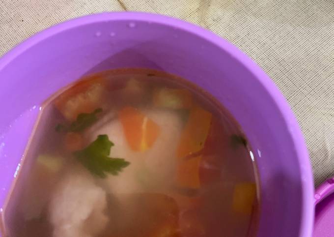 Sup Tomat Ikan Dori Mpasi 1 tahun