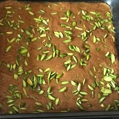 A picture of Caramel peanut and coconut butter squares.