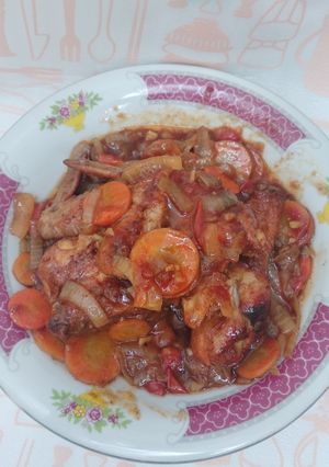 Foto resep Ayam wortel