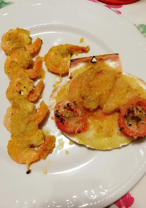 Foto di Capesante sfiziose con salsa d'arancia e crema di patate