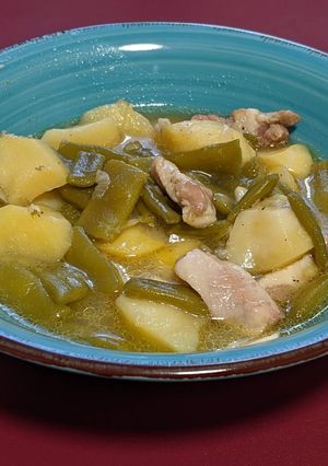 Foto principal de Judías verdes con lomo de cerdo y patata