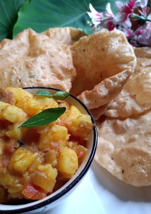 A picture of Aloo Puri.
