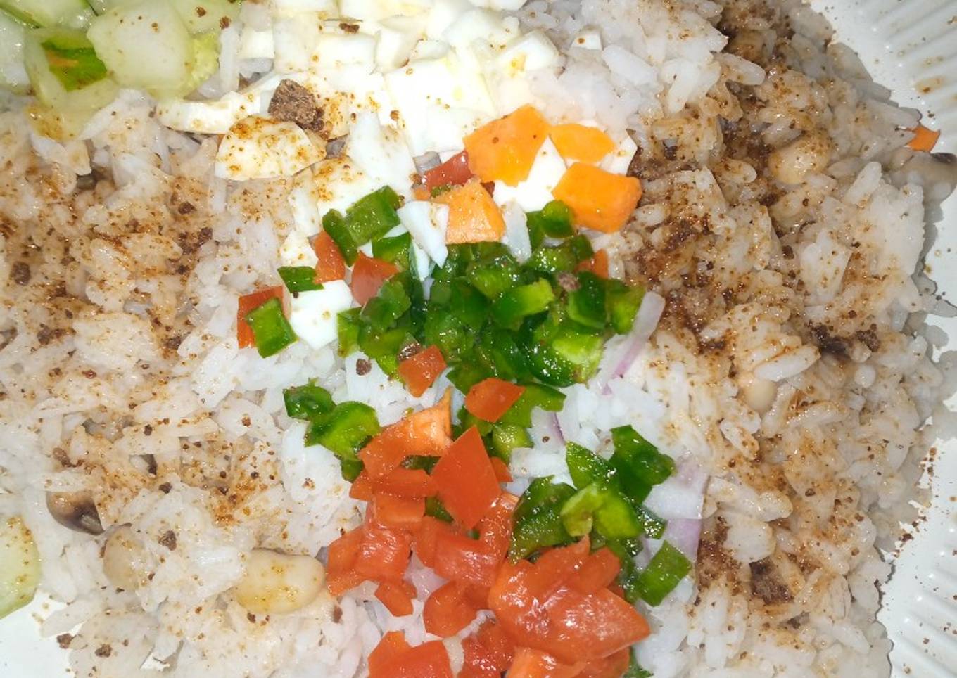 Rice and beans(garau garau)