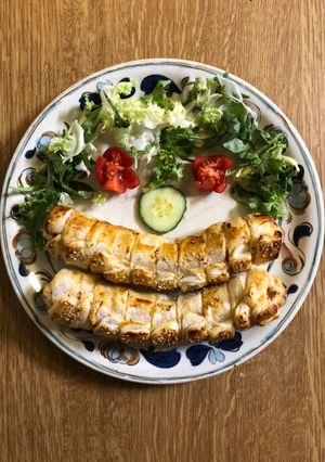 Virsli köntösben (Wienerli im Schlafrock) recept fotója