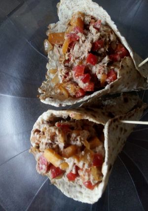 Una foto de Fajitas de atún