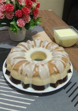 Foto resep Puding biskuit marie