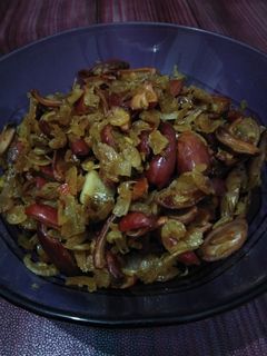 Foto resep Tumis Kulit Melinjo campur Ebi