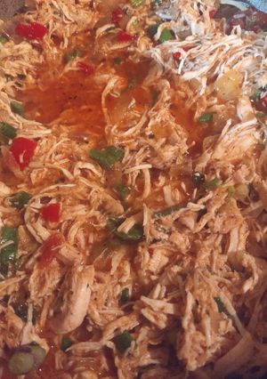Una foto de Relleno jugoso para empanadas de pollo