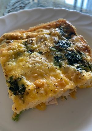 A picture of 【Under 30mins】Easy Lazy Frittata.