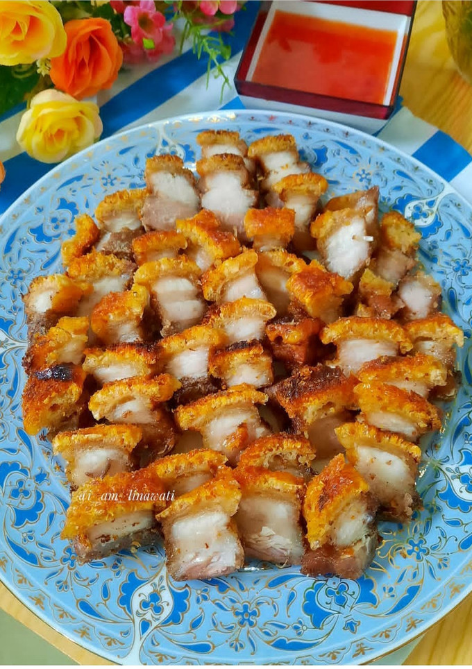 Foto resep Roasted pork Belly / siobak panggang /samcan panggang garing