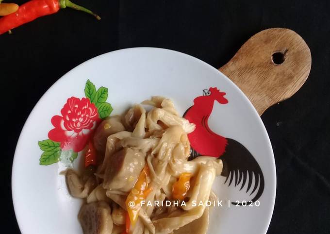 Resep Tumis Jamur Tiram Bakso Anti Gagal