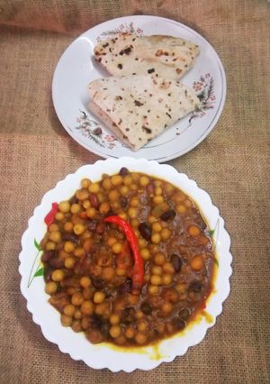 A picture of ঘুগনি.