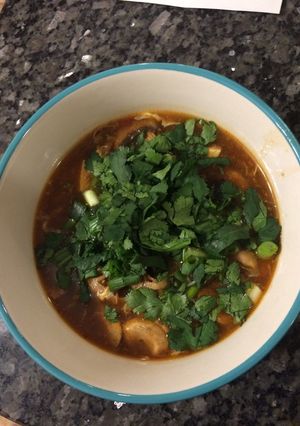 A picture of Hot and Sour Soup.