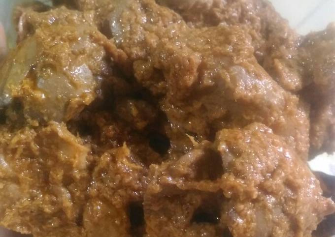 Resep Rendang ampela ati simple yang Bisa Manjain Lidah