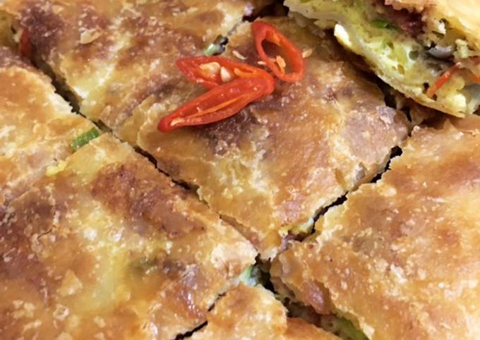 Bagaimana Membuat Martabak Telur Kornet Teflon Anti Gagal