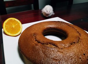 Una foto de Queque chocolate naranja 🍊🍫
