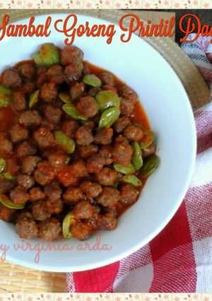 Foto resep Sambal Goreng Printil / Bola Bola Daging 🐮