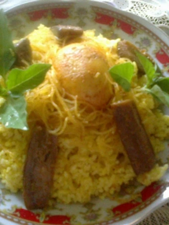 Cara Sederhana Membuat Resep  Nasi kuning Rice cooker  praktis yang Lezat, Bisa Manjain Lidah