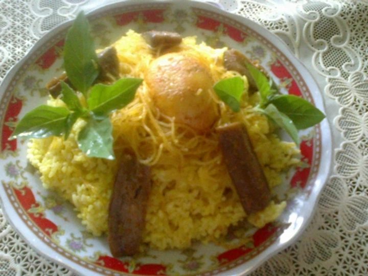 Cara Sederhana Membuat Resep  Nasi kuning Rice cooker  praktis yang Lezat, Bisa Manjain Lidah