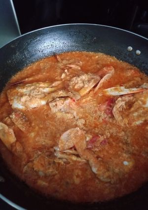 Foto resep Chilli crab (kepiting saus Padang)