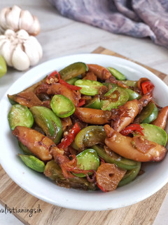 Foto resep Tumis Asin Cumi Pete