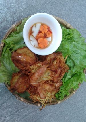 Hình của món Bánh Tôm Chiên.