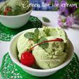 Green tea ice cream