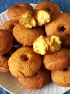 A picture of Doughnuts #4weekschallenge#wheatflourrecipe#authormarathon#.