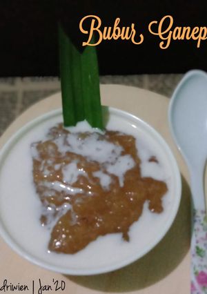 Foto resep Bubur Ganepo / Bubur Singkong