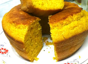 Una foto de Budín de calabaza vegano, veloz y gasolero