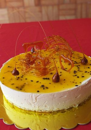 Una foto de Mousse de Parchita