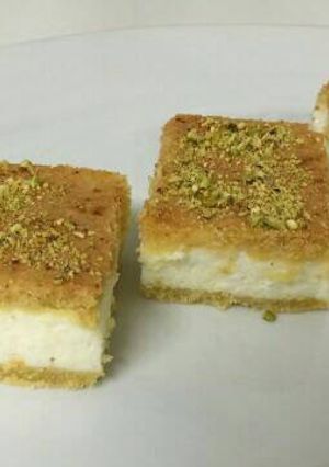 صورة لوصفة بسبوسة بطريقتي
