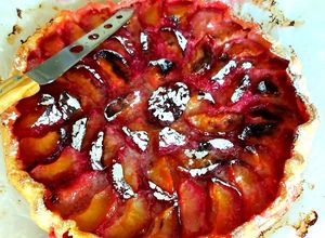 Une photo de La tarte aux prunes de mon enfance