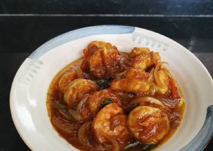 Udang Goreng Mentega ala Devina Hermawan