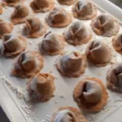 Foto di Cappellacci integrali al farro ricotta e spinaci