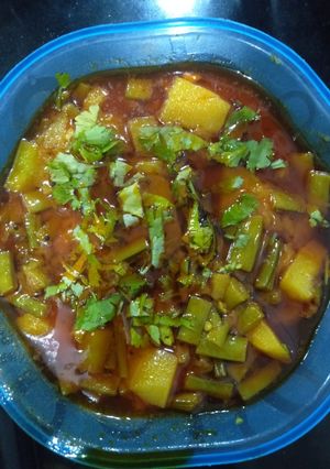 ગુવાર બટેટા નું સાક(guvar bateka nu saak recipe in Gujarati ( રેસીપી મુખ્ય ફોટો