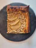 Tarta de manzana con queso cottage