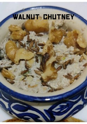 A picture of Walnut chutney.