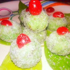 Shahi Paan Pasand Gulkand Stuffed Ladoo A picture of Shahi Paan Pasand Gulkand Stuffed Ladoo.