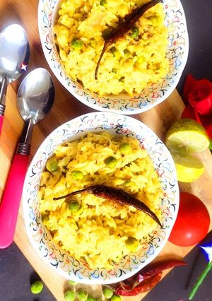 A picture of Dal Khichda.